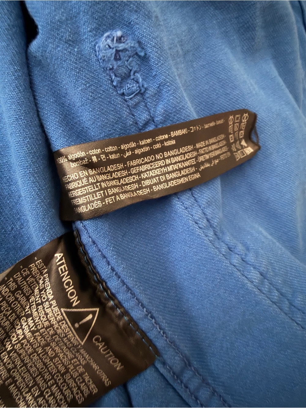 Zara blue painters workwear chore jacket barn coat - Picture 4 of 5